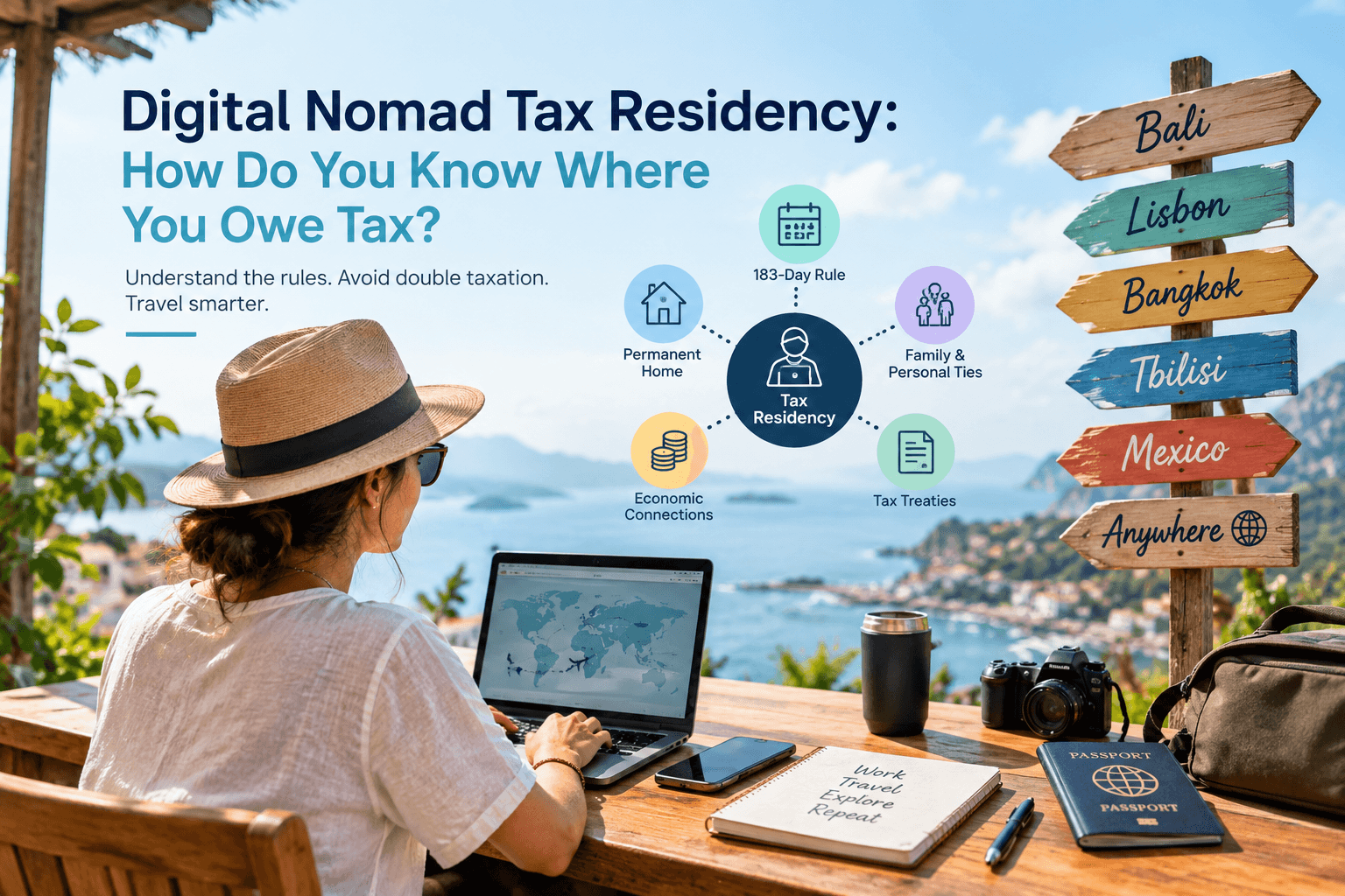 Digital Nomad Tax Residency: How Do You Know Where You Owe Tax?